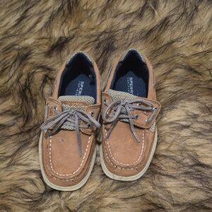 Sperry Kids Brown Moccasins